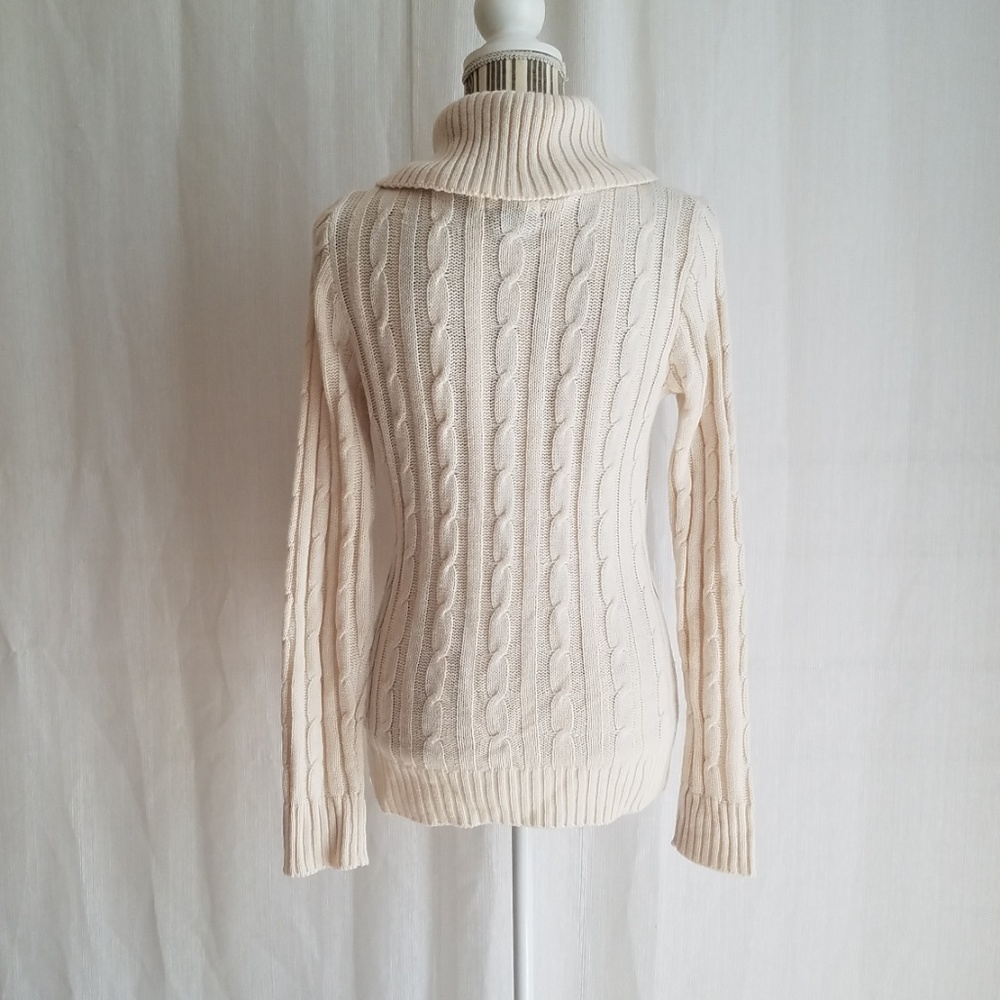 Susie Rose Cowl Neck 2 Button Sweater - Picture 4 of 6